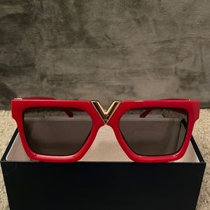 Red Louis Vuitton Glasses